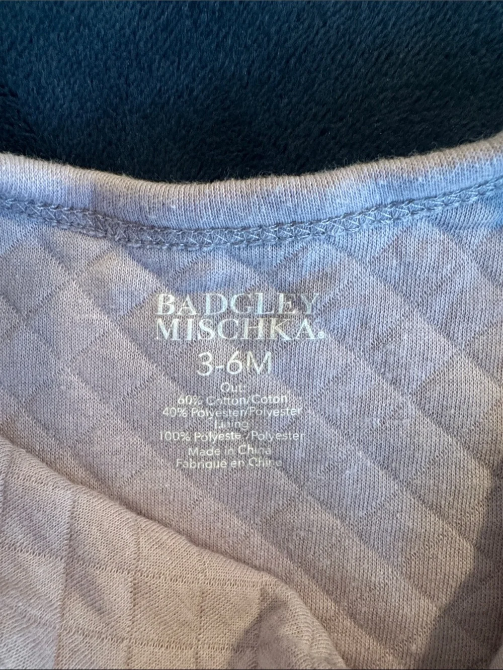 Badgley Mischka quilted footed